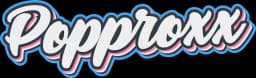 Popproxx brand logo in stylized cursive font.