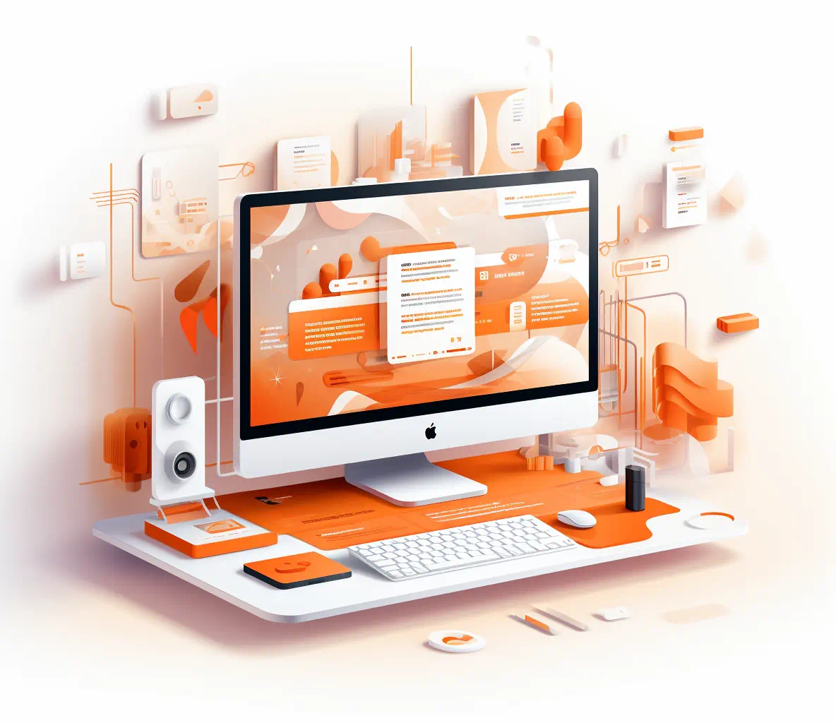 SEO newsletter illustration