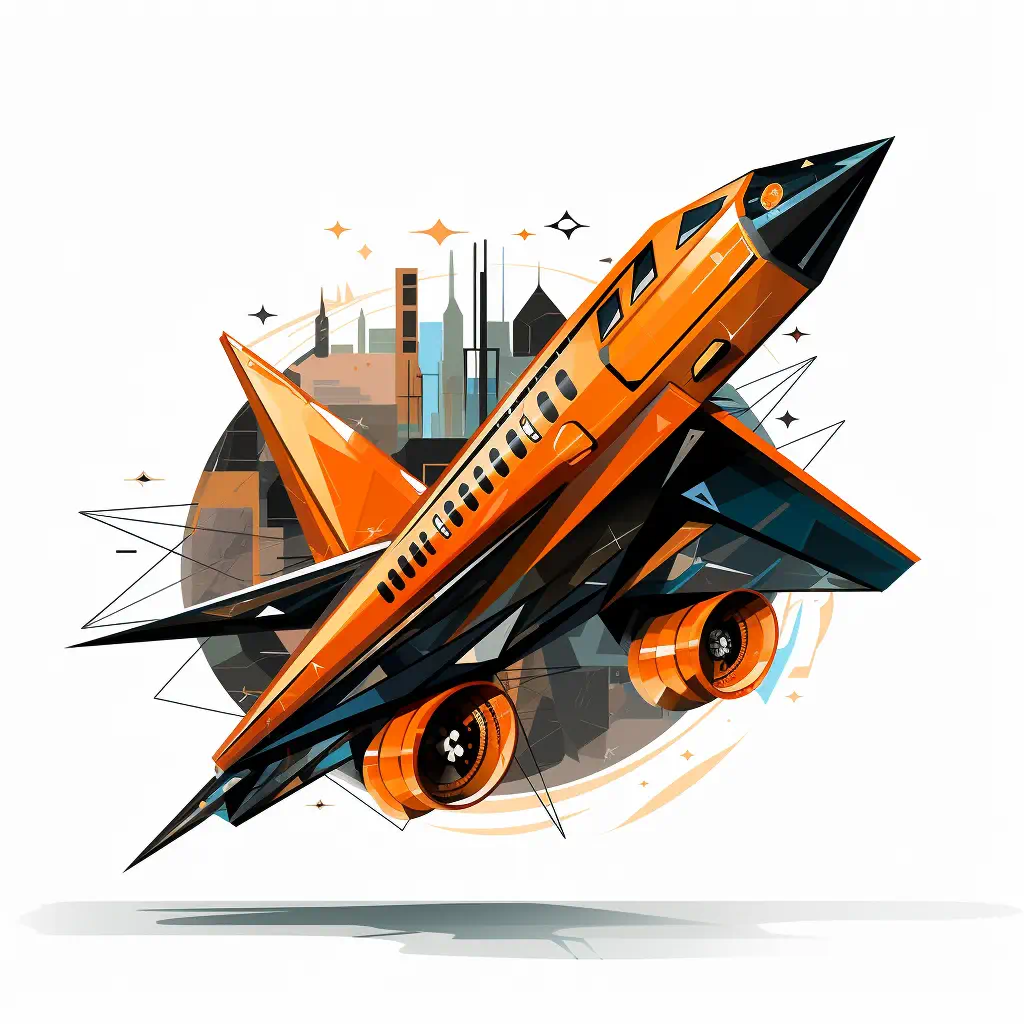 Paper airplane illustration representing fast hosting