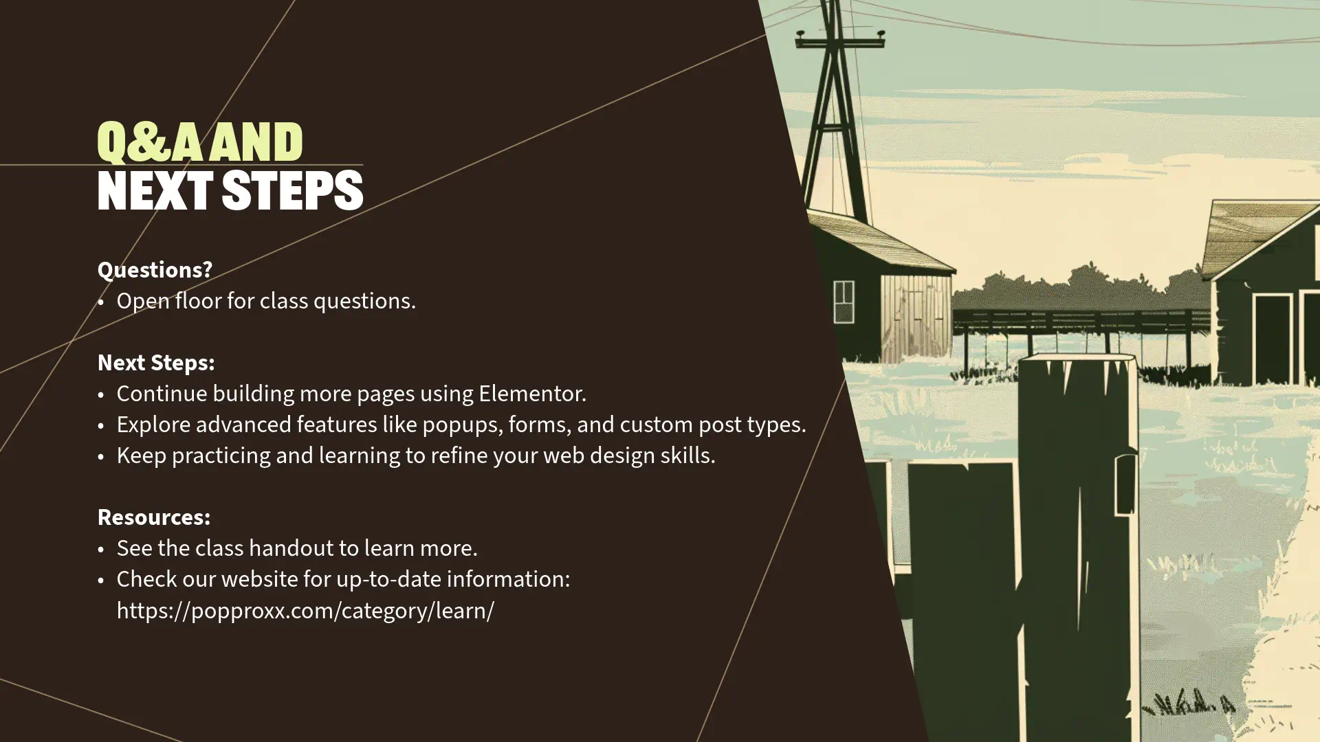 Building Your First Website with WordPress and Elementor: Questions Answers and Next Steps
