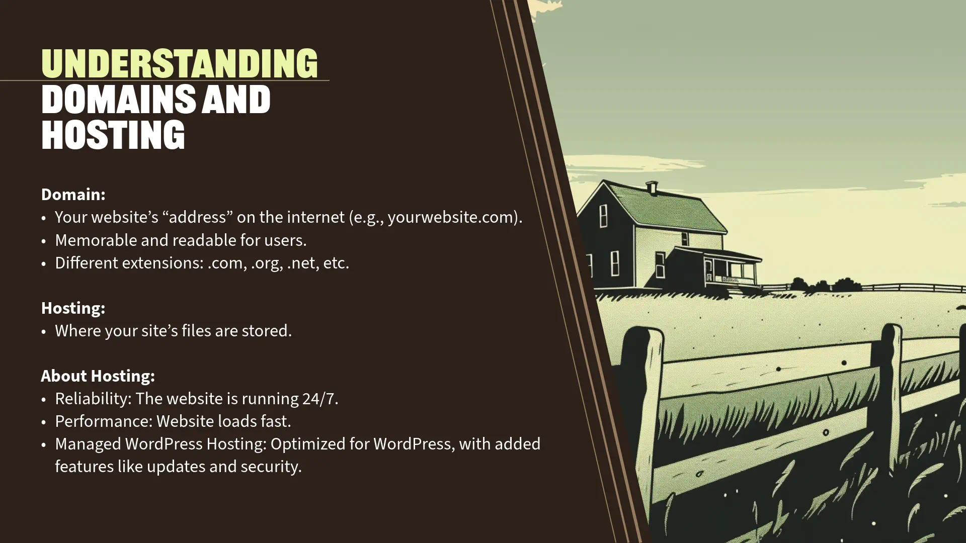Building Your First Website with WordPress and Elementor: Understanding Domains and Hosting