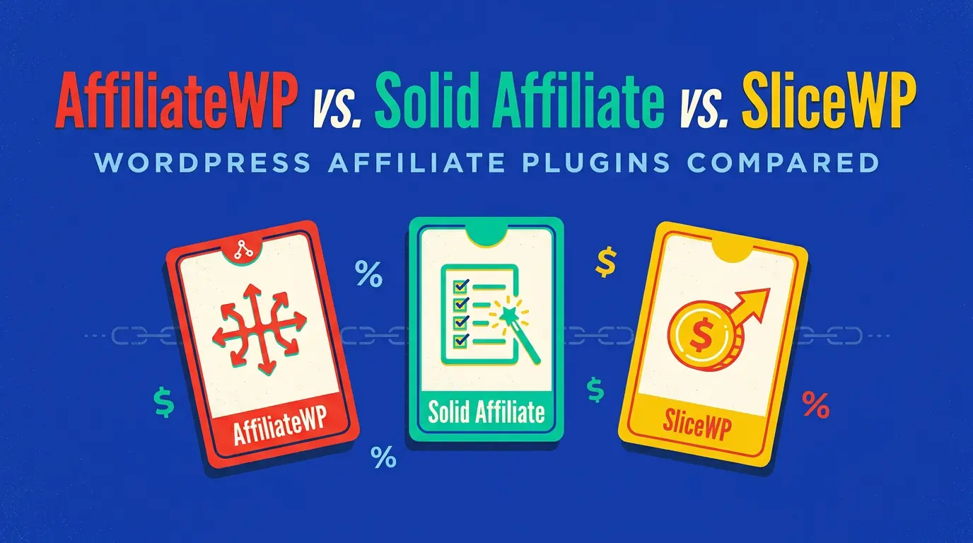 AffiliateWP vs Solid Affiliate vs SliceWP Comparison